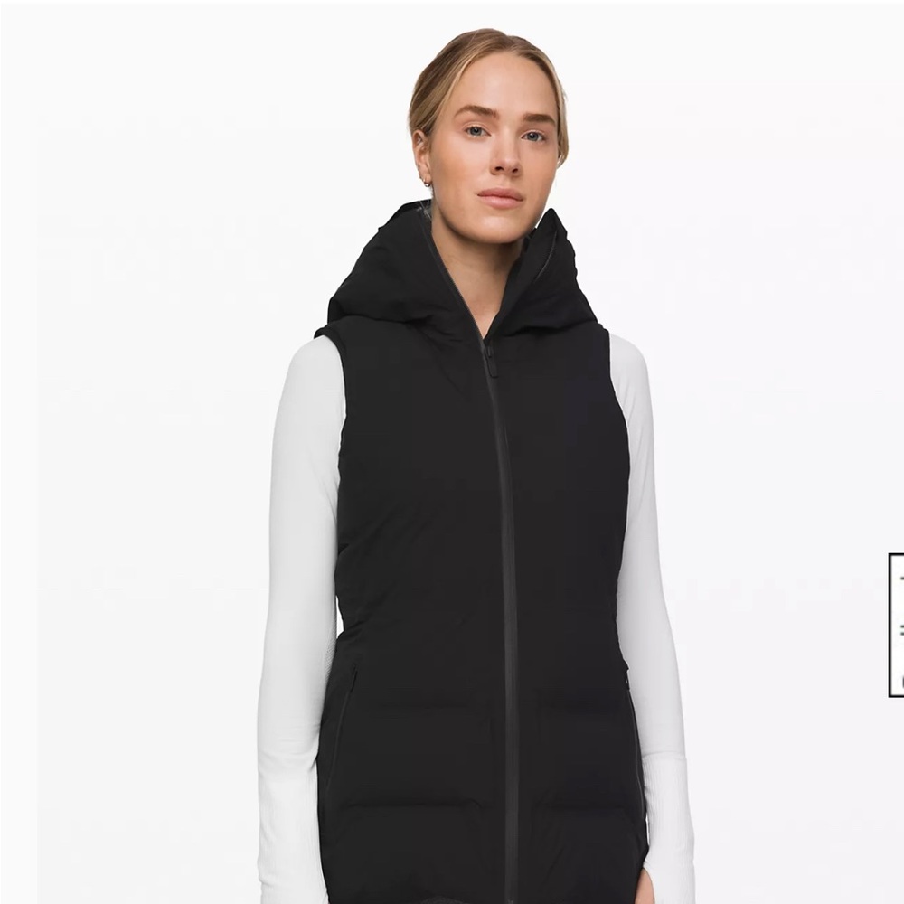 Lululemon Sleet Street Vest sz 6